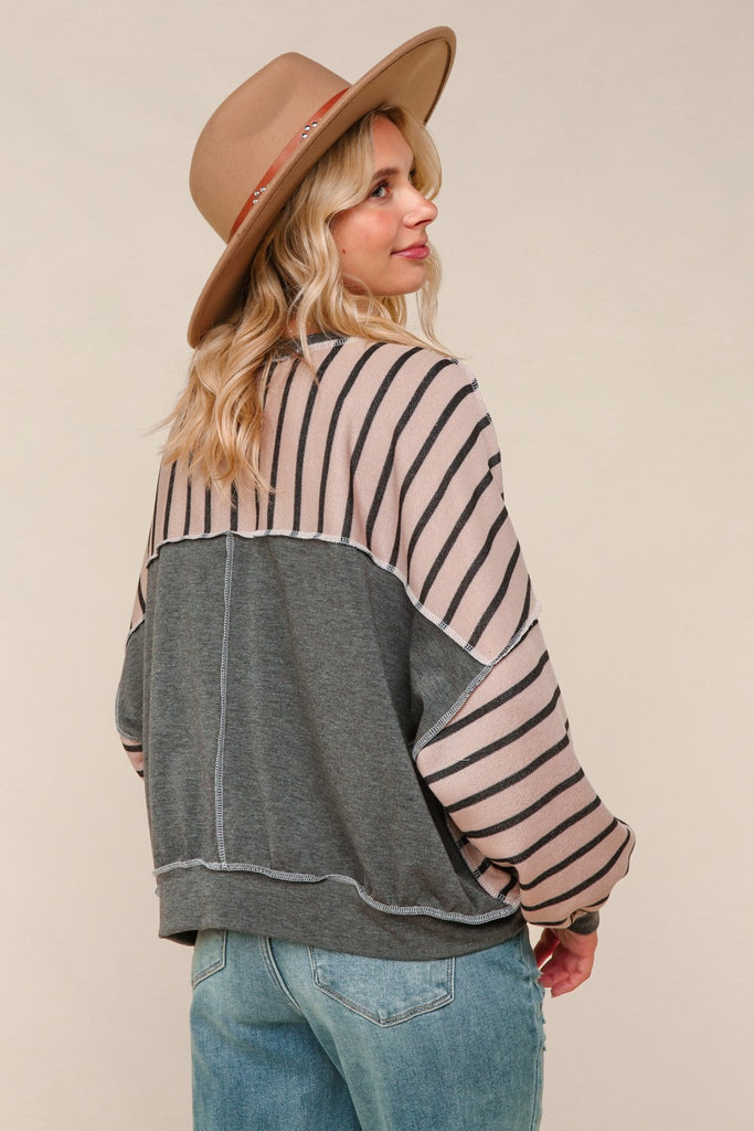 On a Cozy Canyon Mocha Pullover