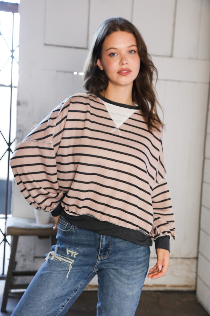 On a Cozy Canyon Mocha Pullover