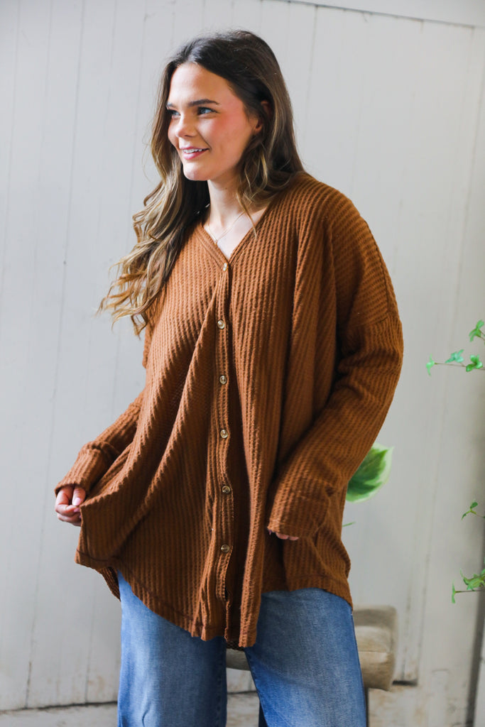 Maple Mornings Mocha Thermal Top